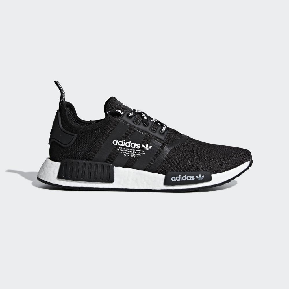 Adidas Men's NMD_R1 Originals Shoes Black/White Ireland F99711